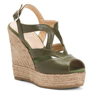 Kanna Leather Wedge Sandal